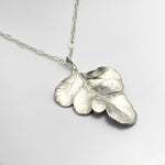 Fern Leaf Necklace in Silver