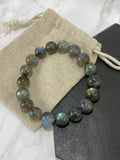 Premium Labradorite Stretch Bracelet