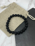 Basaltic Lava Stretch Bracelet
