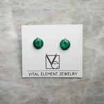 Stone Stud Earrings :: Made To Order