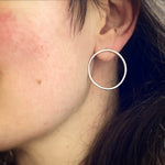 Silver Hoops :: 45mm